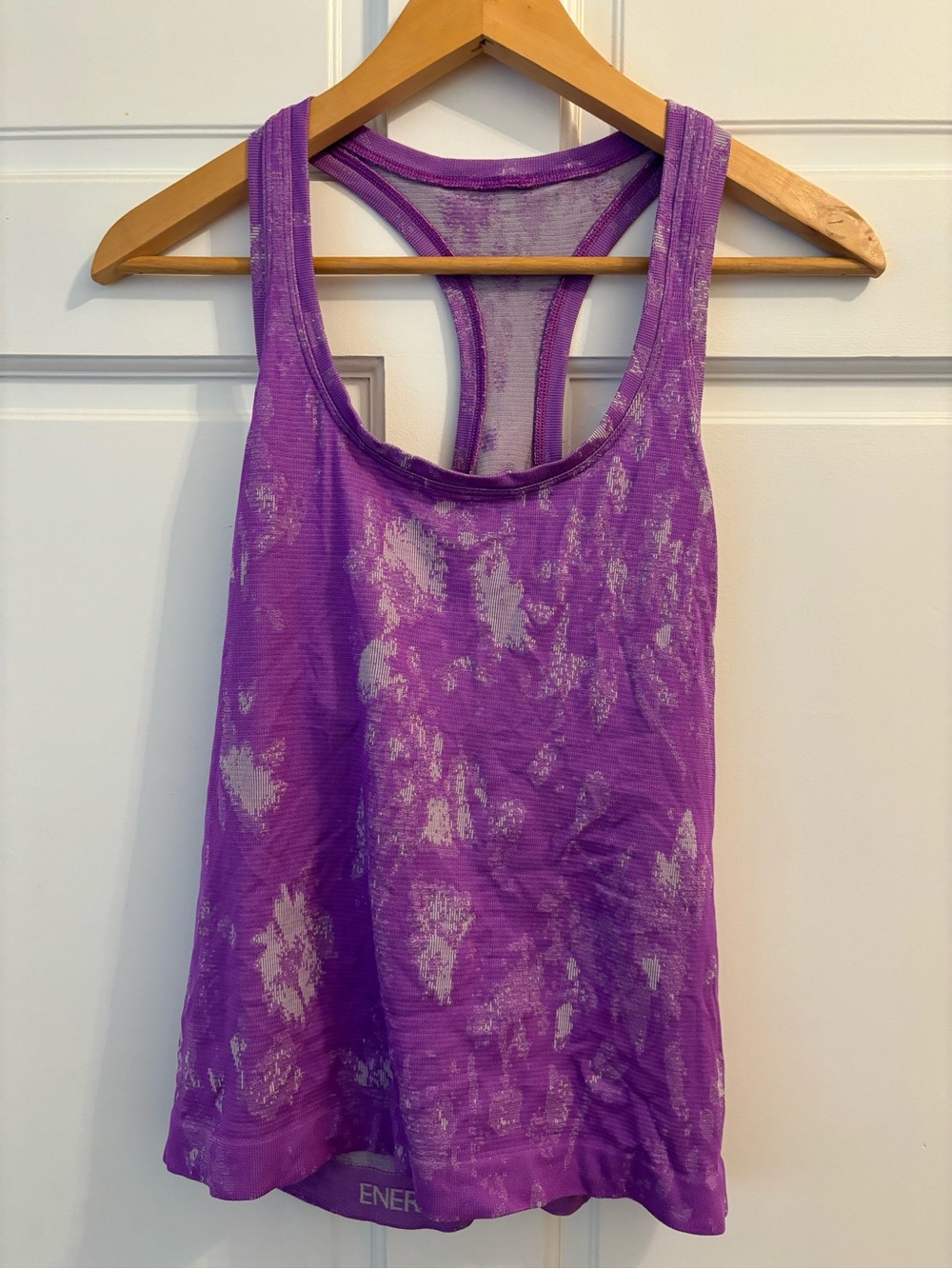 lululemon athletica Purple Tie-Dye Racerback Tank